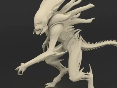 Xenomorph alien new design 3D print model