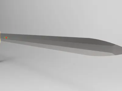 Sword gold Free 3D model