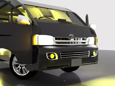 Toyota Van 3D model