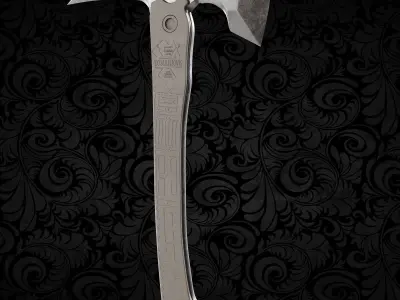 tactical axe Free low-poly 3D model