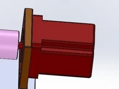 Gear drive module 3D model