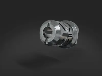 muzzle brake mini double 3D model