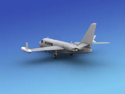 IAI Westwind II Bare Metal 3D model