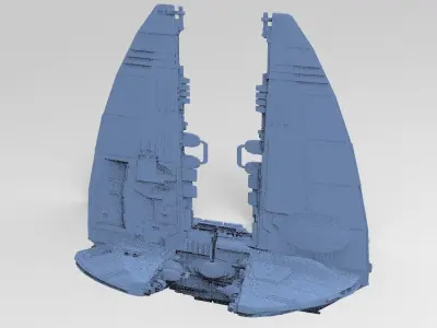 Wraith Interceptor architecture Pilon 3D model
