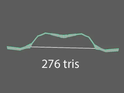  Collection low poly bows for coloring separate UV Free low-poly 3D model