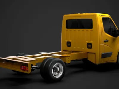 Opel Movano SingleCab DW E20 Chassis 2014 3D model