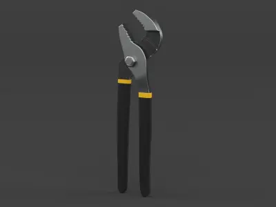 Pliers Set pair of 3D model