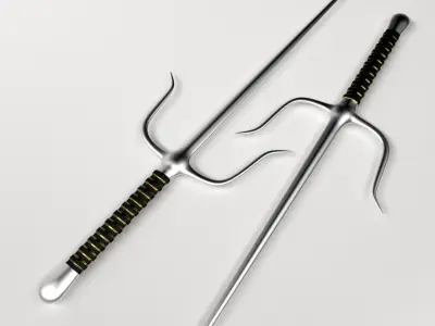 Japanese Sai 3D model