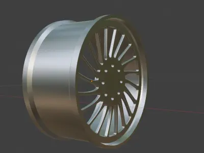 Generic Forged Wheel BF2 3D model
