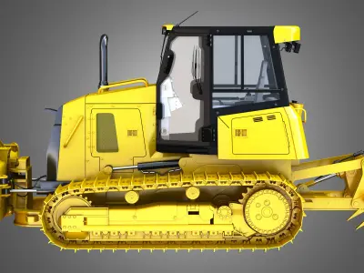 D6K2 XL - Dozer 3D model
