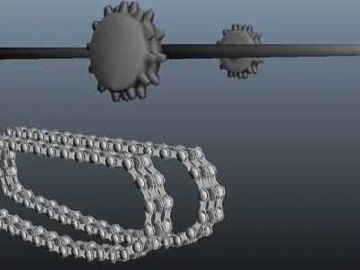 Chain Cogs Free 3D model