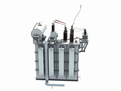 High Voltage Capacito 3D model
