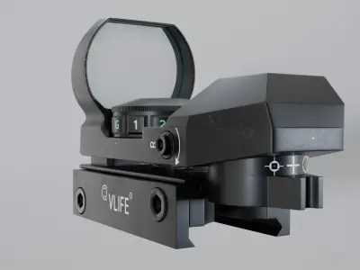 Red Dot Sight 3D model