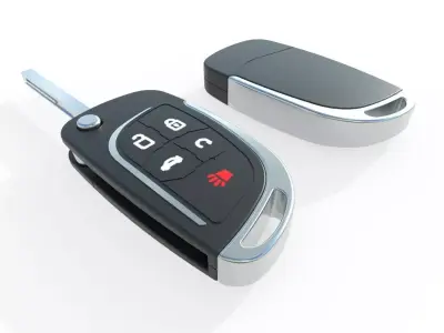 Car key Model 4 Low-poly 3D model