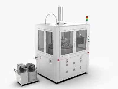 Automatic High Precision Glass Polishing Machine 3D model