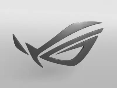 ROG Logo version1 004 Free low-poly 3D model