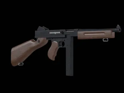 Thompson M1A1 3D model