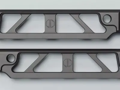 ST-6 Skeletonized Tube - Replica Low-poly 3D model