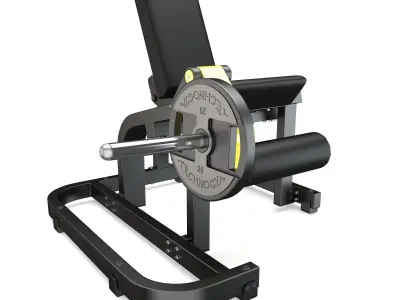 Technogym - Plate Loaded - Leg Extension 3D model