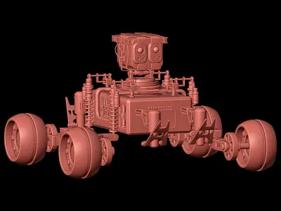 Robot 2 - Only Mesh 3D model