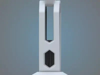 Futuristic Sci-Fi Headset Stand 3D print model