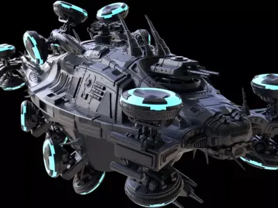 The Martix Ship Model 3D model