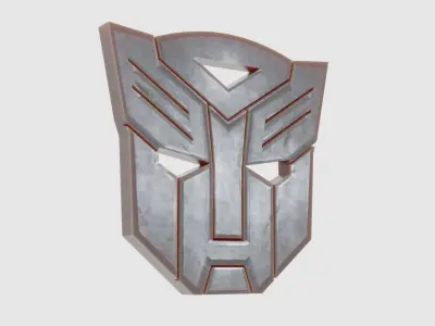 transformers icon Free low-poly 3D model