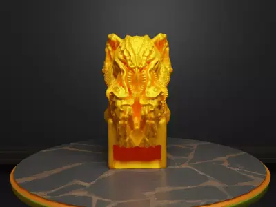 Octopus DnD Dice Tower Animal Dice Tray Cuculthu Dice Box Free 3D print model