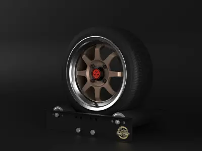 Watanabe Forging R Low-poly 3D model