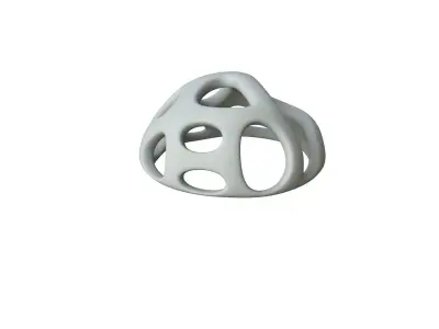 SciFi Cube Object No 45547 Low Poly Shape Low-poly 3D model