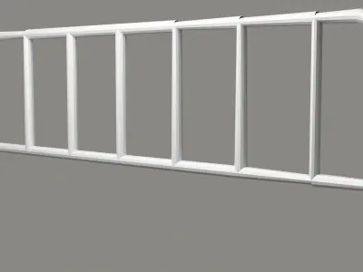 Metallic Divider Free low-poly 3D model