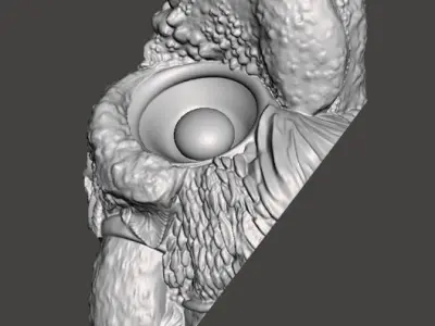 FEATHERED DRAGON VELOCIRAPTOR DINOSAUR JEWELLERY PENDANT 3D print model