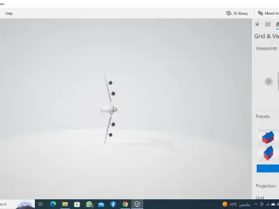 the plane mclaren front wings 3D model