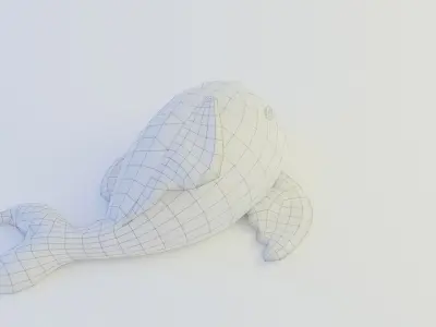 Fish Plush Low-poly 3D model