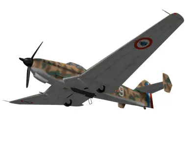 Loire Nieuport LN411 3D model