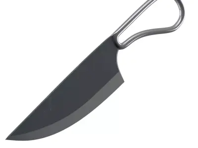 Battle knifes set2 3D Model Collection