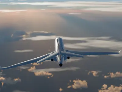 Dassault Falcon 8x 3D model