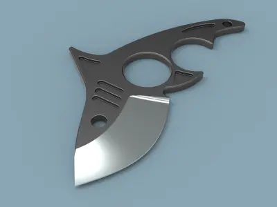 Shark knife 3D model