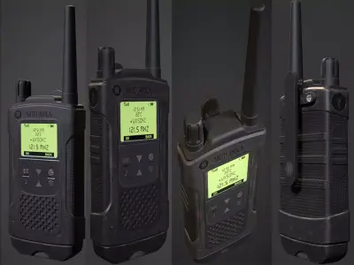 WALKIE TALKIE RADIO LP Low-poly 3D model