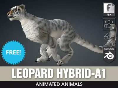 Leopard Hybrid A1 Free 3D model