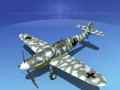 Messerschmitt BF-109 V11 3D model