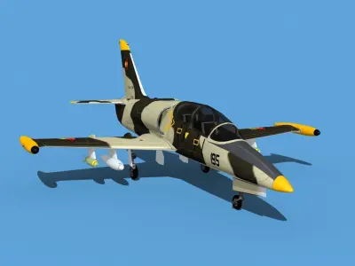 Aero Vodochody L-39C Albatross E Germ 01 3D model