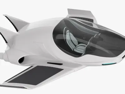 Futuristic Air Concept Car 3D model