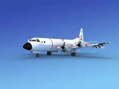 Lockheed P-3 Orion US Navy 4 3D model