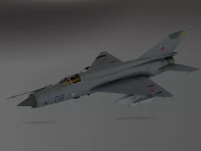 MIG 2 - Original - Photorealistic Low-poly 3D model