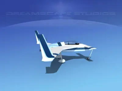 Rutan VariEze V03 3D model