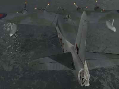 Short Sunderland Mk-3 3D model