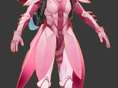 Pubg General Beetle and Insect Queen Low-poly 3D model