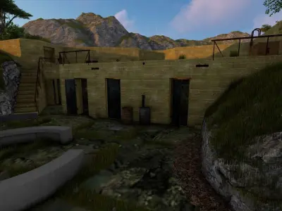 A Relic of the Past- crumbling fortress 3D model