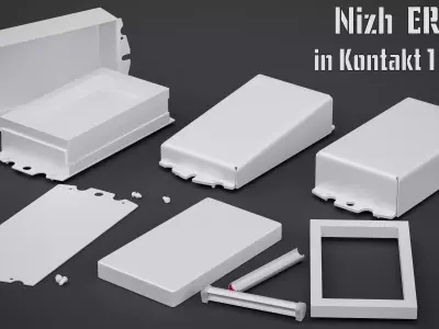 Nizh in Kontakt-1 box - ERA for Tank High Poly 3D model 3D model 3D model